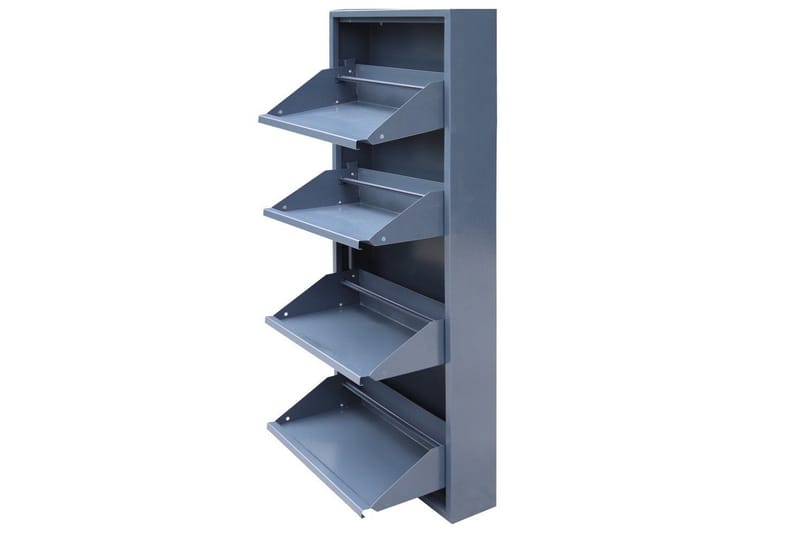 Mayazizi Skoskap 50 cm - Lysegrå - Oppbevaring - Skap - Oppbevaringsskap