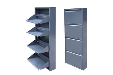 Mayazizi Skoskap 50 cm - Lysegrå - Oppbevaring - Skap - Oppbevaringsskap