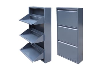 Mayazizi Skoskap 50 cm - Lysegrå - Oppbevaring - Skap - Oppbevaringsskap