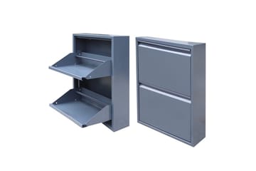 Mayazizi Skoskap 50 cm - Lysegrå - Oppbevaring - Skap - Oppbevaringsskap