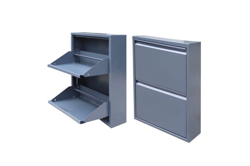 Mayazizi Skoskap 50 cm - Lysegrå - Oppbevaring - Skap - Oppbevaringsskap