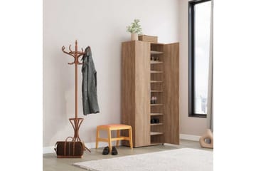 Mayazizi Skoskap 76 cm - Lyse brun - Oppbevaring - Skap - Oppbevaringsskap
