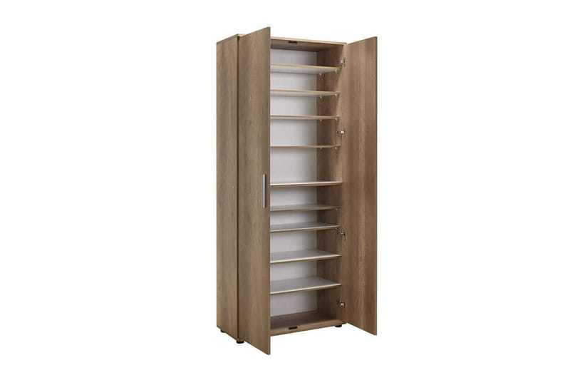 Mayazizi Skoskap 76 cm - Lyse brun - Oppbevaring - Skap - Oppbevaringsskap