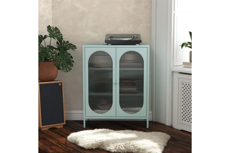 Medisinskap Loft24 Skap Luna 80x40x102 cm, himmelblå Light Blue,Blå - Oppbevaring - Skap - Oppbevaringsskap - Sikkerhetsskap - Medisinskap