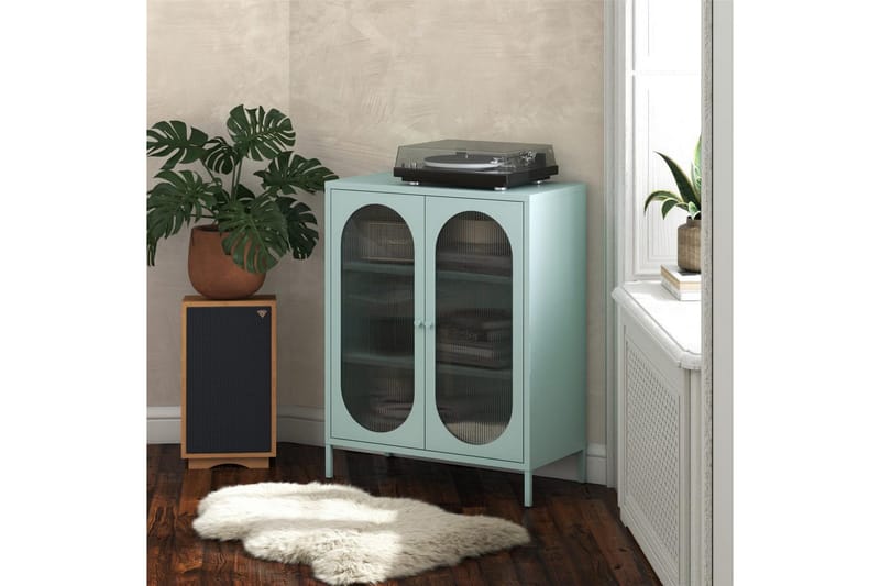 Medisinskap Loft24 Skap Luna 80x40x102 cm, himmelblå Light Blue,Blå - Oppbevaring - Skap - Oppbevaringsskap - Sikkerhetsskap - Medisinskap