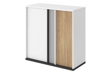 Metropolitan Highboard - Brun/Hvit/Lysegrå/Sort - Oppbevaring - Skap - Oppbevaringsskap