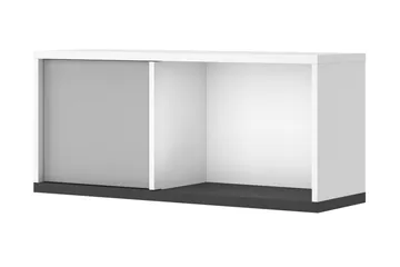 Metropolitan Highboard - Hvit/Lysegrå/Sort - Oppbevaring - Skap - Oppbevaringsskap