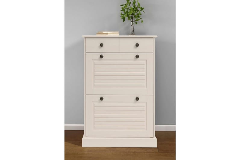 Mille Skoskap 75x105 cm - Hvit - Oppbevaring - Skap - Oppbevaringsskap