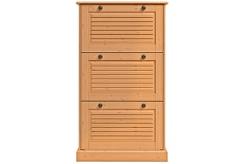 Mille Skoskap 75x130 cm - Brun - Oppbevaring - Skap - Oppbevaringsskap