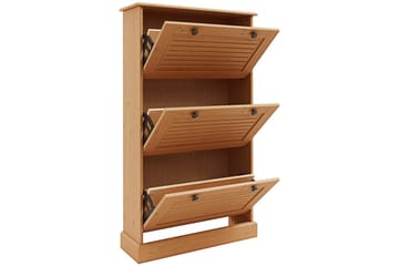 Mille Skoskap 75x130 cm - Brun - Oppbevaring - Skap - Oppbevaringsskap