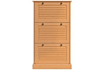 Mille Skoskap 75x130 cm - Brun - Oppbevaring - Skap - Oppbevaringsskap