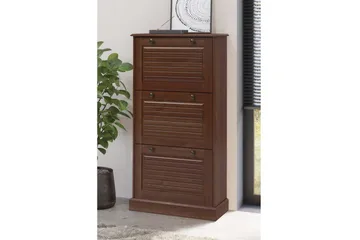 Mille Skoskap 75x130 cm - Brun - Oppbevaring - Skap - Oppbevaringsskap