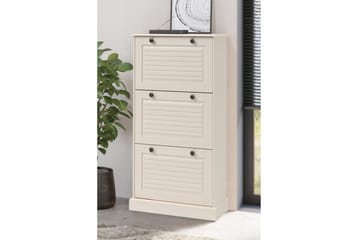 Mille Skoskap 75x130 cm - Hvit - Oppbevaring - Skap - Oppbevaringsskap