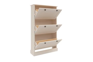 Mille Skoskap 75x130 cm - Hvit - Oppbevaring - Skap - Oppbevaringsskap