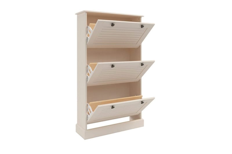 Mille Skoskap 75x130 cm - Hvit - Oppbevaring - Skap - Oppbevaringsskap