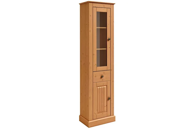 Mille Vitrineskap 47x182 cm, Brun