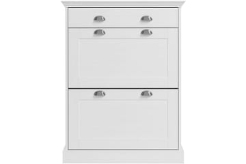 Motala Skohylle 80x105 cm - Hvit - Oppbevaring - Skap - Oppbevaringsskap