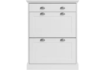 Motala Skohylle 80x105 cm - Hvit - Oppbevaring - Skap - Oppbevaringsskap