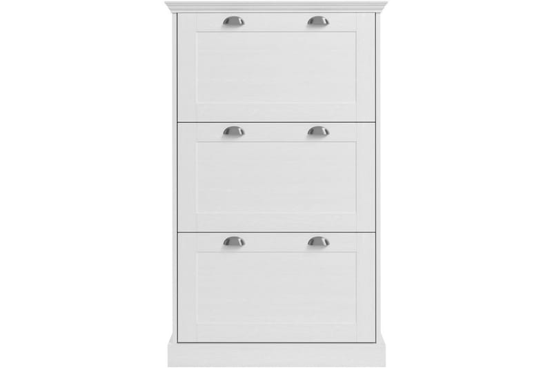 Motala Skoskap 80x132 cm - Hvit - Oppbevaring - Skap - Oppbevaringsskap