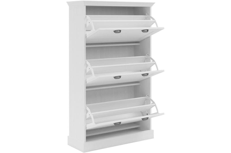 Motala Skoskap 80x132 cm - Hvit - Oppbevaring - Skap - Oppbevaringsskap