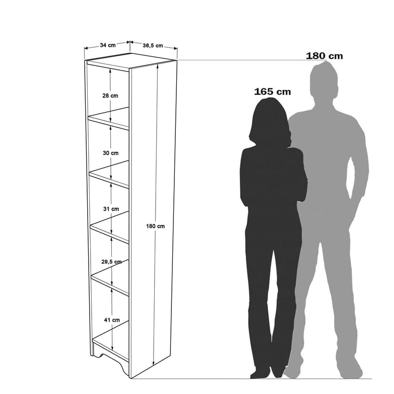 Multi Purpose Cabinet Homitis Atlantisk furu antrasitt - Oppbevaring - Skap - Oppbevaringsskap