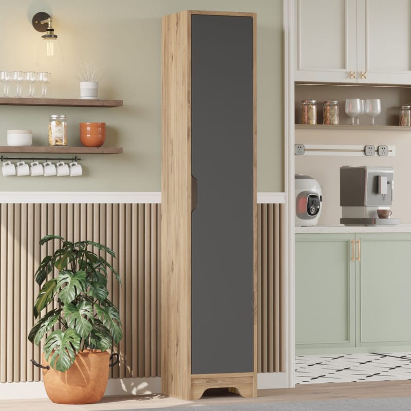 Multi Purpose Cabinet Homitis Atlantisk furu antrasitt - Oppbevaring - Skap - Oppbevaringsskap