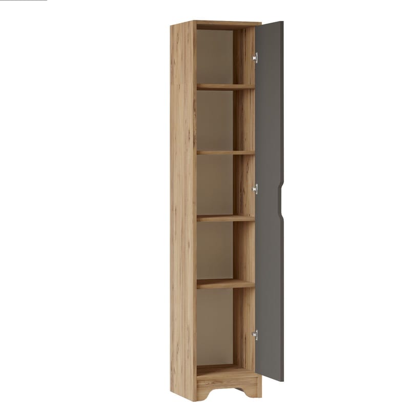 Multi Purpose Cabinet Homitis Atlantisk furu antrasitt - Oppbevaring - Skap - Oppbevaringsskap