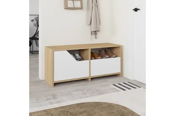 Nexus Skoskap 105 cm - Eik/Hvit - Oppbevaring - Skap - Oppbevaringsskap