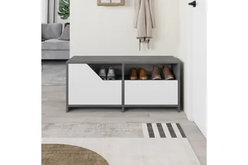 Nexus Skoskap 105 cm - Grå/Hvit - Oppbevaring - Skap - Oppbevaringsskap