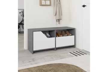 Nexus Skoskap 105 cm - Grå/Hvit - Oppbevaring - Skap - Oppbevaringsskap
