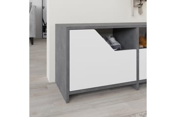 Nexus Skoskap 105 cm - Grå/Hvit - Oppbevaring - Skap - Oppbevaringsskap