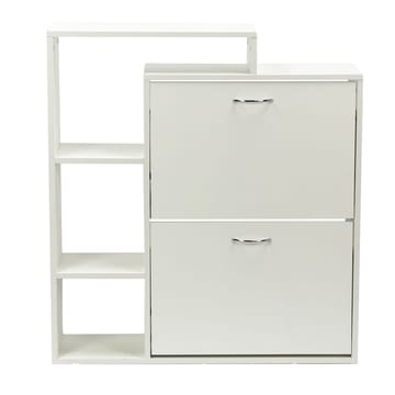 Noraro skoskap 85 cm - hvit og krom - Oppbevaring - Skap - Oppbevaringsskap