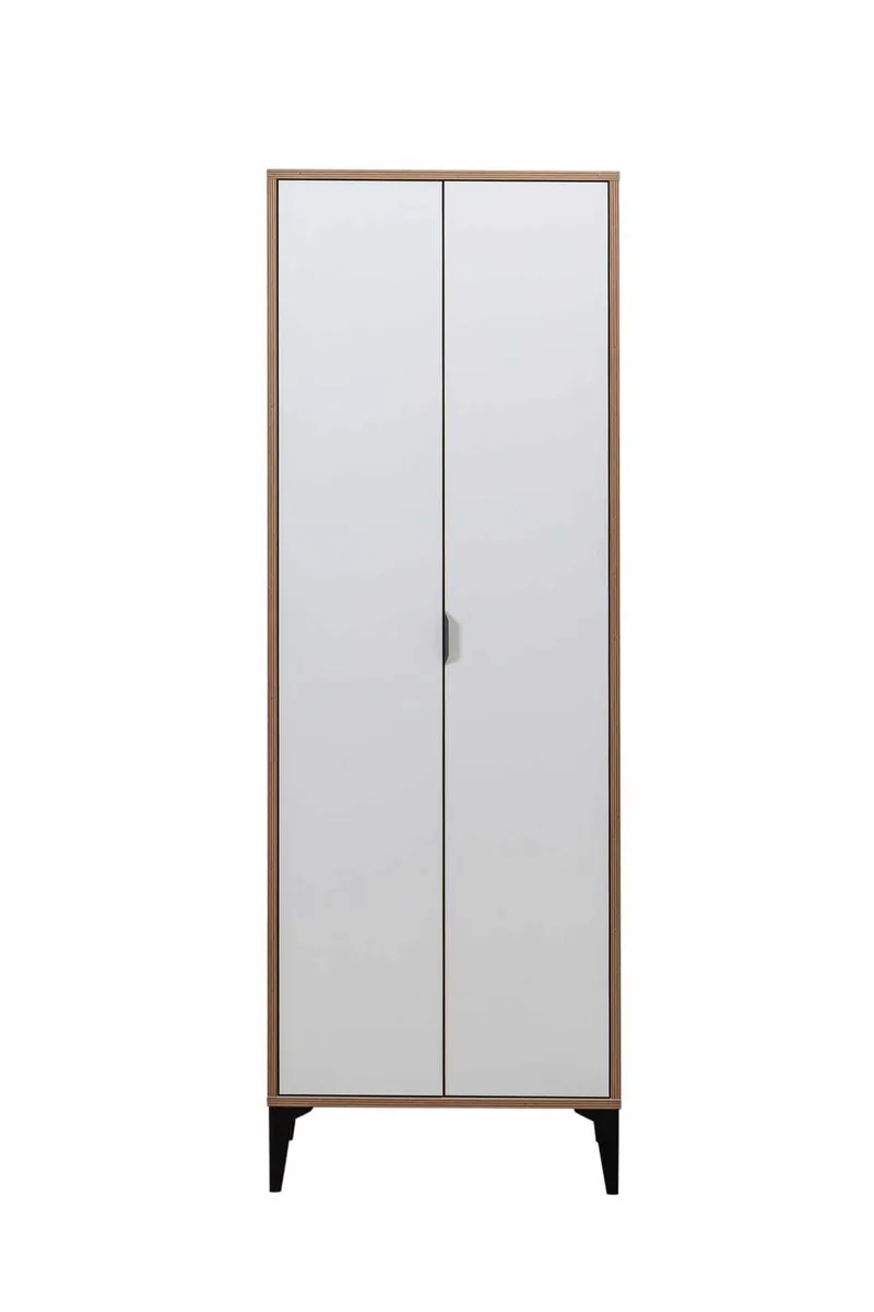Olyros garderobe 65x190 cm, Hvit