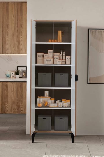 Olyros garderobe 65x190 cm - Hvit - Oppbevaring - Skap - Oppbevaringsskap