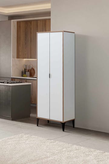 Olyros garderobe 65x190 cm - Hvit - Oppbevaring - Skap - Oppbevaringsskap