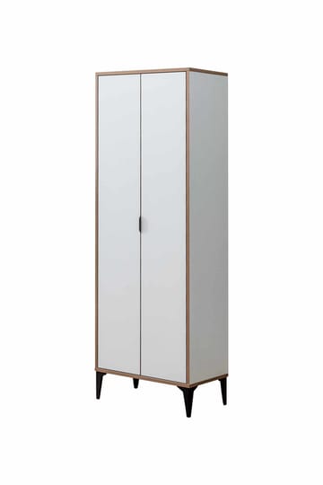 Olyros garderobe 65x190 cm - Hvit - Oppbevaring - Skap - Oppbevaringsskap