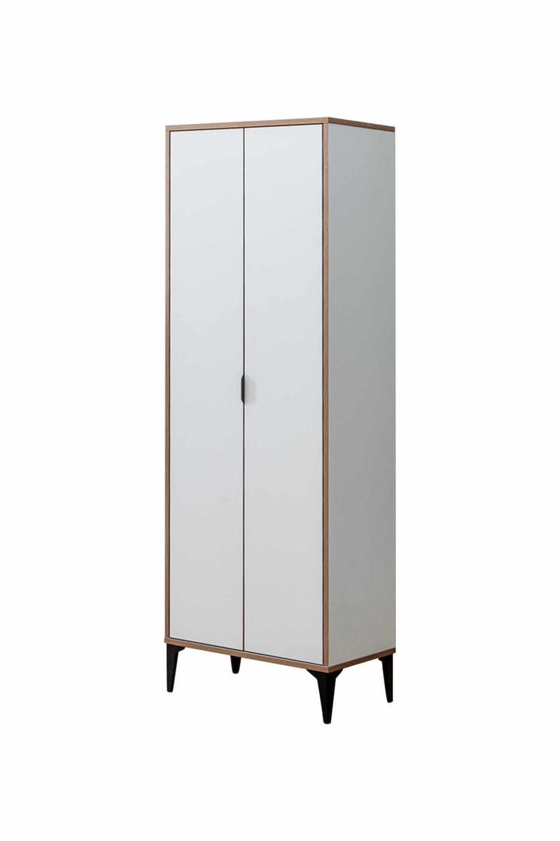 Olyros garderobe 65x190 cm - Hvit - Oppbevaring - Skap - Oppbevaringsskap