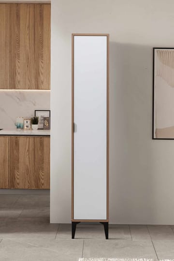 Olyros høyskap 35x190 cm - Hvit - Oppbevaring - Skap - Oppbevaringsskap