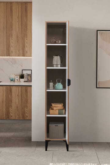 Olyros høyskap 35x190 cm - Hvit - Oppbevaring - Skap - Oppbevaringsskap