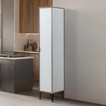 Olyros høyskap 35x190 cm - Hvit - Oppbevaring - Skap - Oppbevaringsskap