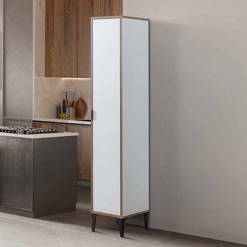 Olyros høyskap 35x190 cm - Hvit - Oppbevaring - Skap - Oppbevaringsskap