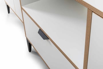 Olyros oppbevaringsmøbel 127x190 cm - Hvit - Oppbevaring - Skap - Oppbevaringsskap