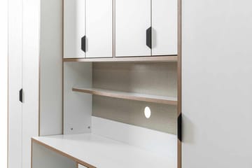 Olyros oppbevaringsmøbel 127x190 cm - Hvit - Oppbevaring - Skap - Oppbevaringsskap