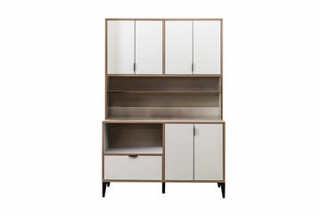 Olyros oppbevaringsmøbel 127x190 cm - Hvit - Oppbevaring - Skap - Oppbevaringsskap