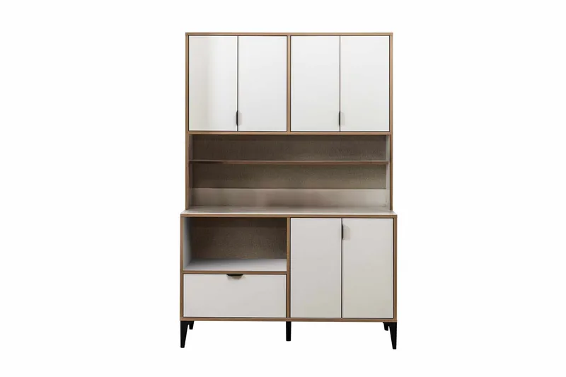 Olyros oppbevaringsmøbel 127x190 cm, Hvit