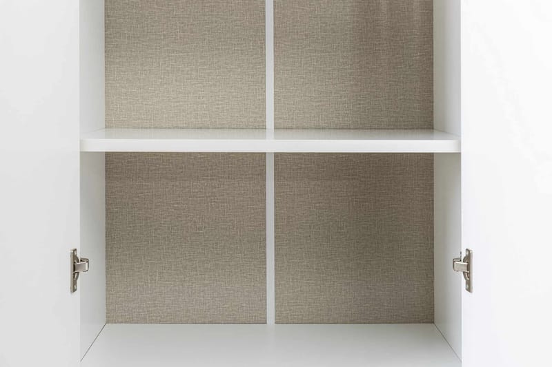 Olyros oppbevaringsmøbel 127x190 cm - Hvit - Oppbevaring - Skap - Oppbevaringsskap