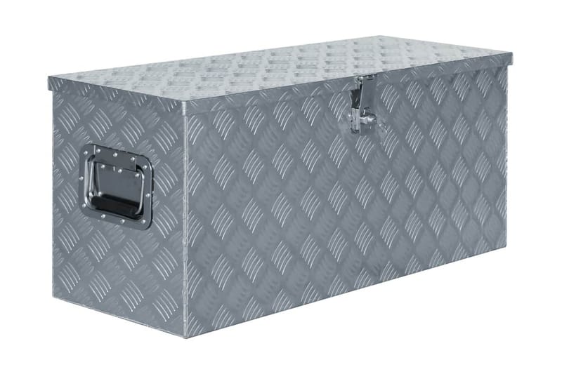 Aluminiumsboks 90,5x35x40 cm sølv - Deponeringsskap - Oppbevaringsskap