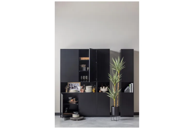 Arteksio Highboard 110 cm - Svart - Oppbevaring - Skap - Oppbevaringsskap