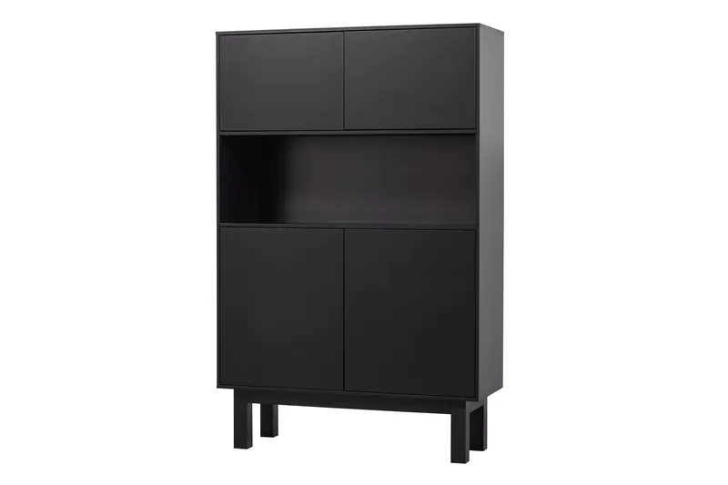 Arteksio Highboard 40x100 cm, Svart