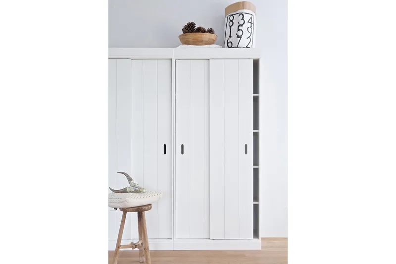 Aspasia Oppbevaringsskap 85 cm - Hvit Furu - Oppbevaring - Skap - Oppbevaringsskap